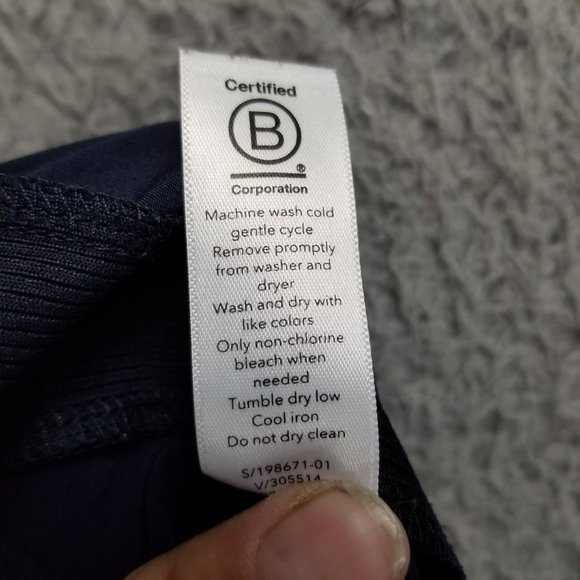 Athleta Pants Womens 26 Brooklyn Blue Stretch High Rise Ankle - Picture 12 of 13